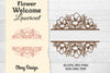 Flower Welcome Slip Lasercut SVG Bundle