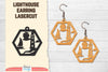 Lighthouse Earring Lasercut SVG Bundle