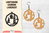 Lighthouse Earring Lasercut SVG Bundle
