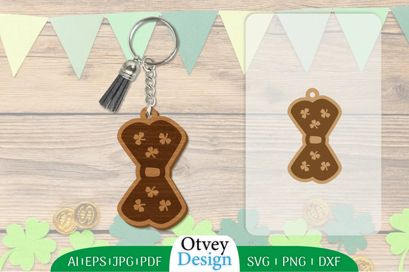 St Patrick's Day Keychain SVG Bundle 3 - CraftNest - Digital Crafting and Art