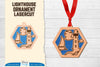 Lighthouse Lasercut Ornament SVG Bundle