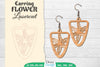 Earring Flower Lasercut SVG Bundle