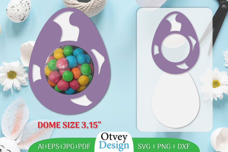 Candy Dome Easter Eggs SVG Bundle 4 - CraftNest - Digital Crafting and Art