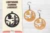 Lighthouse Earring Lasercut SVG Bundle