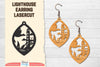 Lighthouse Earring Lasercut SVG Bundle