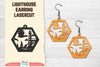 Lighthouse Earring Lasercut SVG Bundle