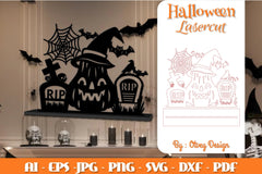 Halloween Decorations Lasercut SVG Bundle - CraftNest - Digital Crafting and Art