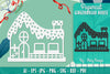 Gingerbread House Papercut SVG Bundle