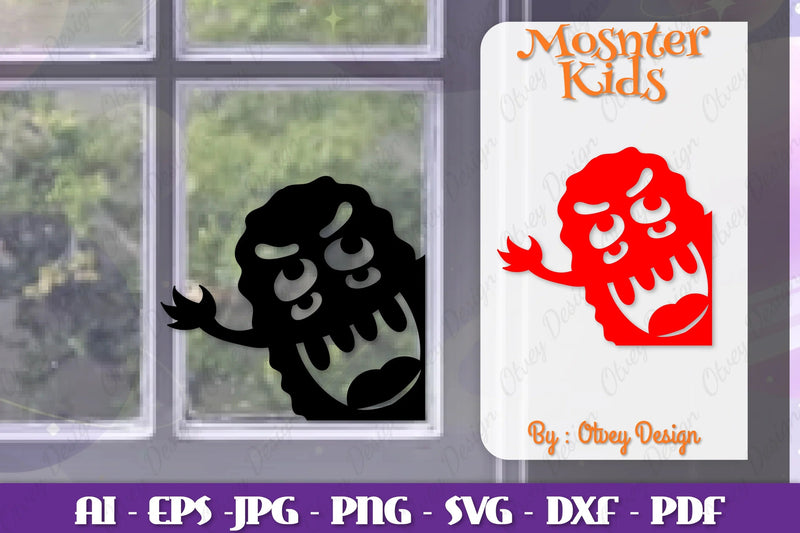 Halloween Window Cling Decor SVG Bundle - CraftNest - Digital Crafting and Art