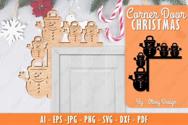Christmas Corner Door SVG Bundle 4 - CraftNest - Digital Crafting and Art