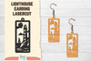 Lighthouse Earring Lasercut SVG Bundle