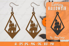 Earring Halloween Lasercut SVG Bundle 120 - CraftNest - Digital Crafting and Art