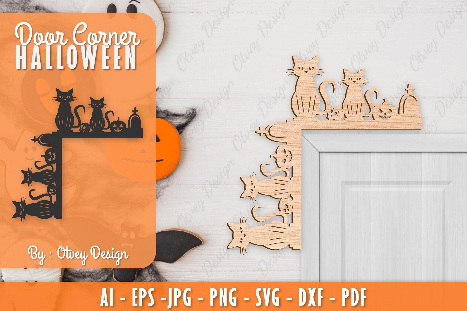 Corner Door Halloween SVG Bundle 4 - CraftNest - Digital Crafting and Art