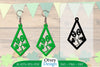 St Patrick's Day Lasercut Earring SVG Bundle