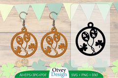 St Patrick's Day Earring Lasercut SVG Bundle 22 - CraftNest - Digital Crafting and Art