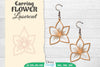Earring Flower Lasercut SVG Bundle