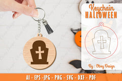 Keychain Halloween Lasercut SVG Bundle 33 - CraftNest - Digital Crafting and Art