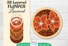 3D Layered Flower Lasercut SVG Bundle