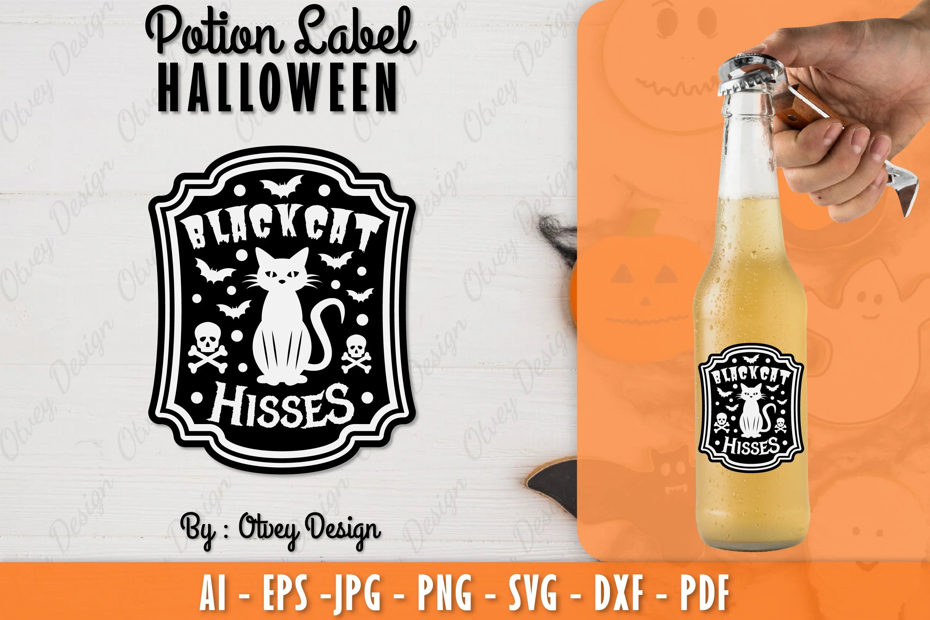 Halloween Potion Label SVG Bundle 25 - CraftNest - Digital Crafting and Art