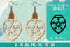 Snowflake Earring Lasercut SVG Bundle