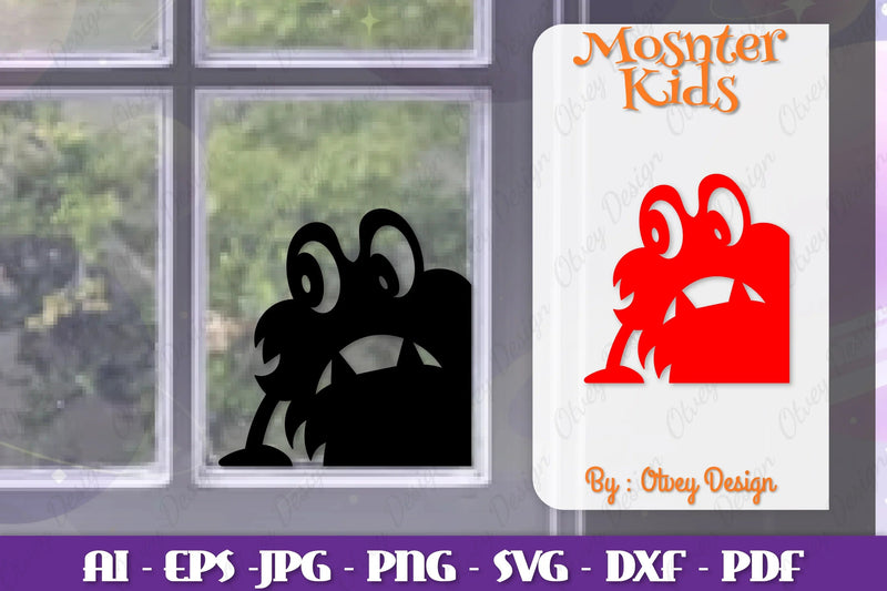 Halloween Window Cling Decor SVG Bundle - CraftNest - Digital Crafting and Art
