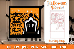 Halloween Decorations Layered Lasercut SVG Bundle - CraftNest - Digital Crafting and Art