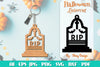 Keychain Halloween Lasercut SVG Bundle