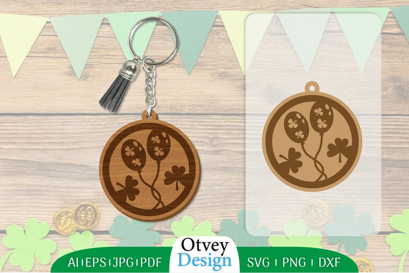 St Patrick's Day Keychain SVG Bundle 24 - CraftNest - Digital Crafting and Art