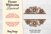 Flower Welcome Slip Lasercut SVG Bundle