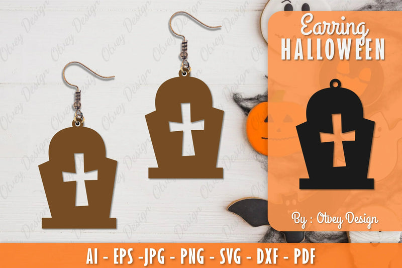 Earring Halloween Lasercut SVG Bundle 5 - CraftNest - Digital Crafting and Art