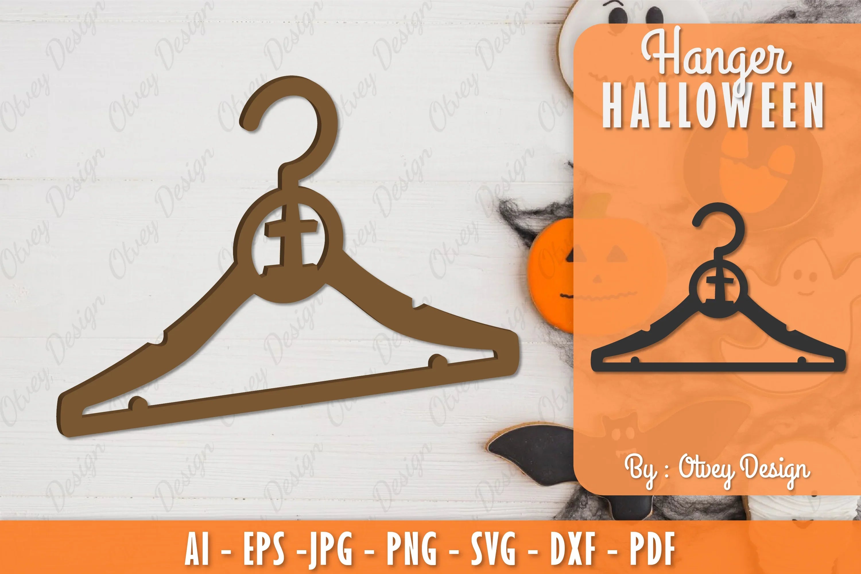 Halloween Hanger Laser Cut SVG Bundle 6 - CraftNest - Digital Crafting and Art