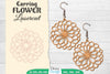 Earring Flower Lasercut SVG Bundle