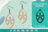 Snowflake Earring Lasercut SVG Bundle