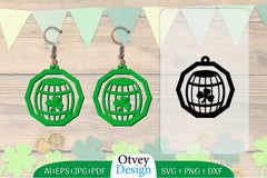 St Patrick's Day Earring Lasercut SVG Bundle 104 - CraftNest - Digital Crafting and Art