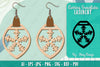 Snowflake Earring Lasercut SVG Bundle