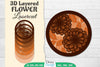 3D Layered Flower Lasercut SVG Bundle
