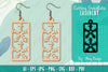 Snowflake Earring Lasercut SVG Bundle