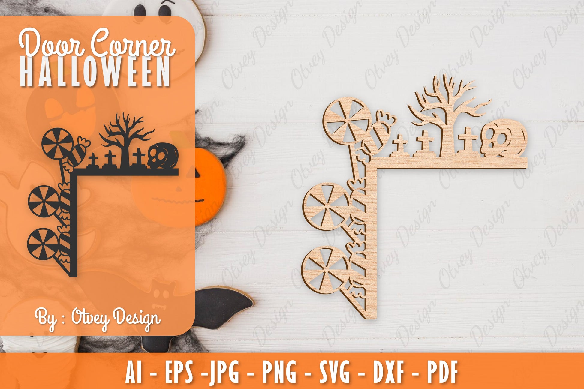 Corner Door Halloween SVG Bundle 6 - CraftNest - Digital Crafting and Art