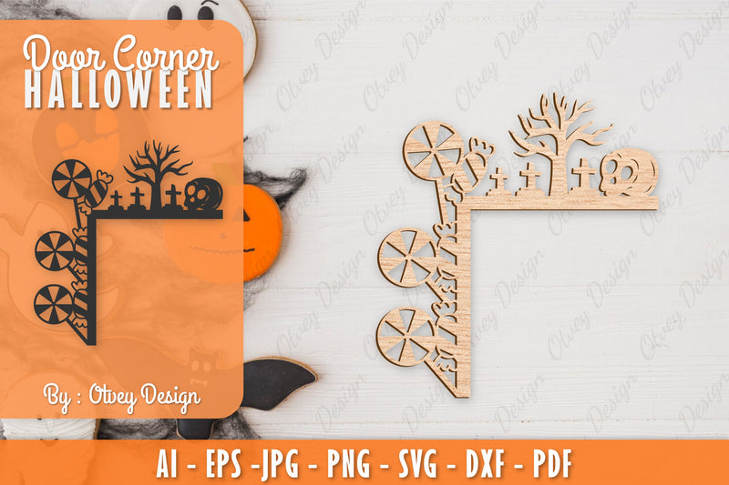 Corner Door Halloween SVG Bundle 6 - CraftNest - Digital Crafting and Art