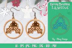 Christmas Earrings SVG Bundle - CraftNest - Digital Crafting and Art