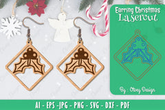 Christmas Earrings SVG Bundle - CraftNest - Digital Crafting and Art