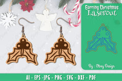 Christmas Earrings SVG Bundle - CraftNest - Digital Crafting and Art