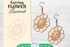 Earring Flower Lasercut SVG Bundle