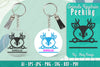 Animals Peeking Keychain SVG Bundle