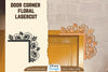 Door Corner Floral Lasercut SVG Bundle