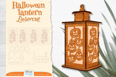 Halloween Lantern Lasercut SVG Bundle - CraftNest - Digital Crafting and Art