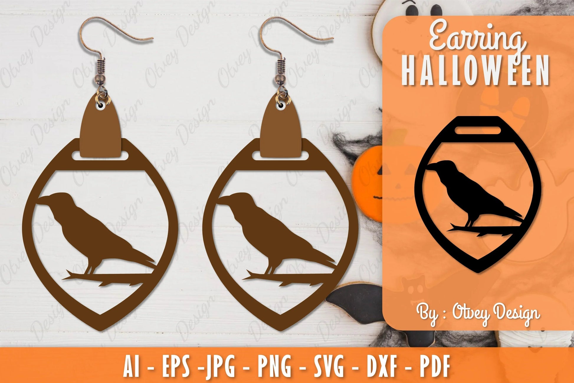 Earring Halloween Lasercut SVG Bundle 268 - CraftNest - Digital Crafting and Art
