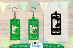 St Patrick's Day Earring Lasercut SVG Bundle 80 - CraftNest - Digital Crafting and Art