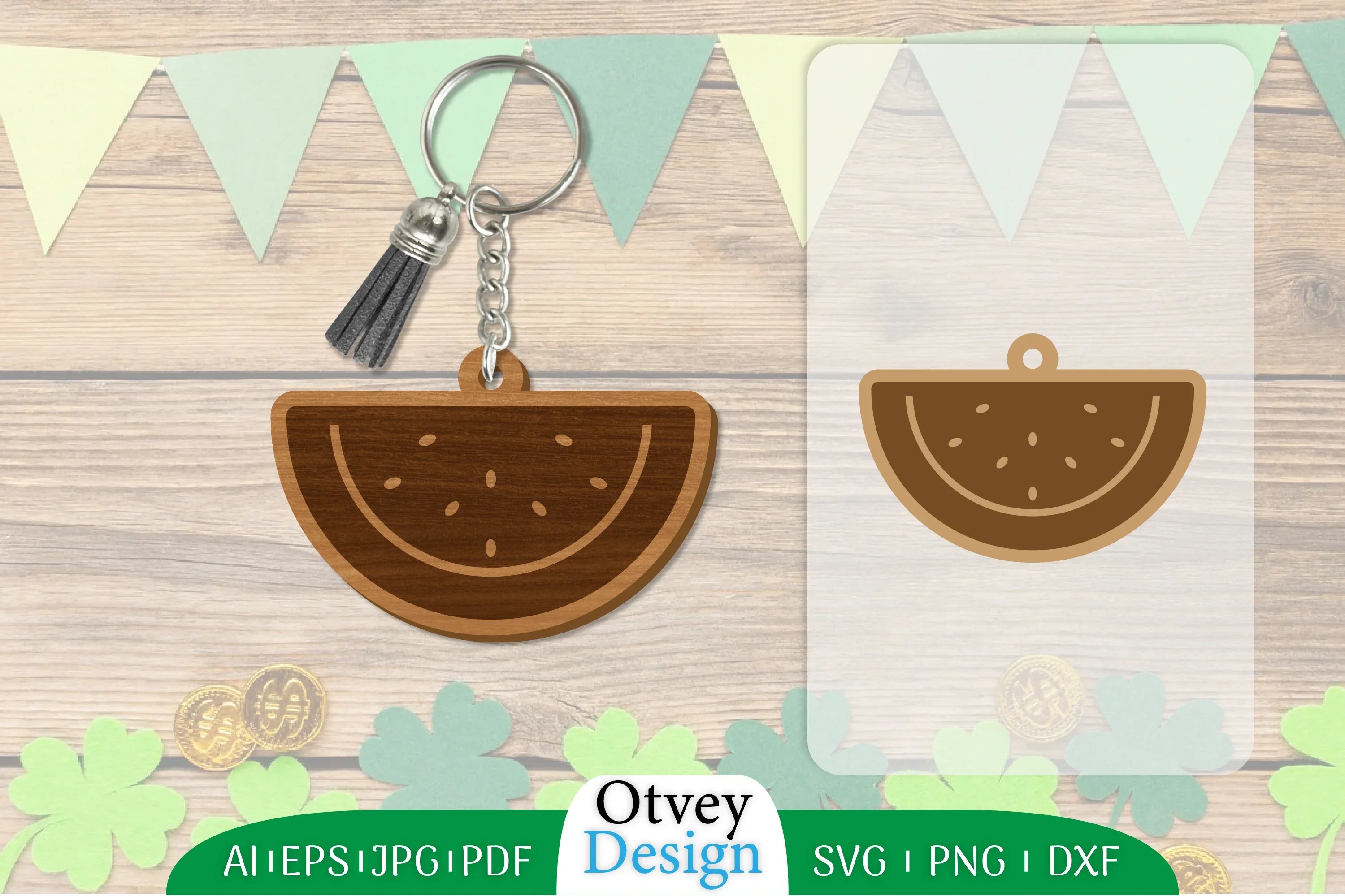 St Patrick's Day Keychain Lasercut SVG Bundle - CraftNest - Digital Crafting and Art