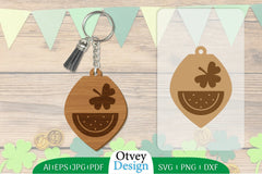 St Patrick's Day Keychain Lasercut SVG Bundle 21 - CraftNest - Digital Crafting and Art